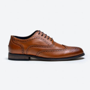 Cavani Clark Tan Leather Brogues Formal Shoes