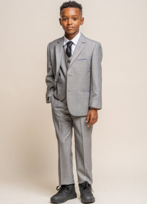Cavani Boys Reegan Grey 3 Piece Formal Suit