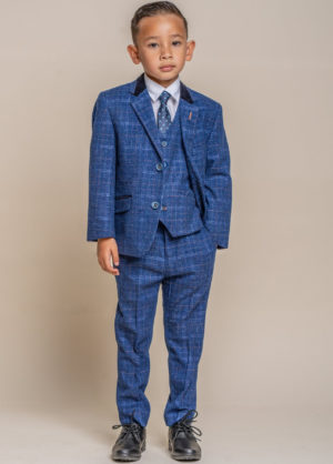 Cavani Boys Kaiser Tweed 3 Piece Suit