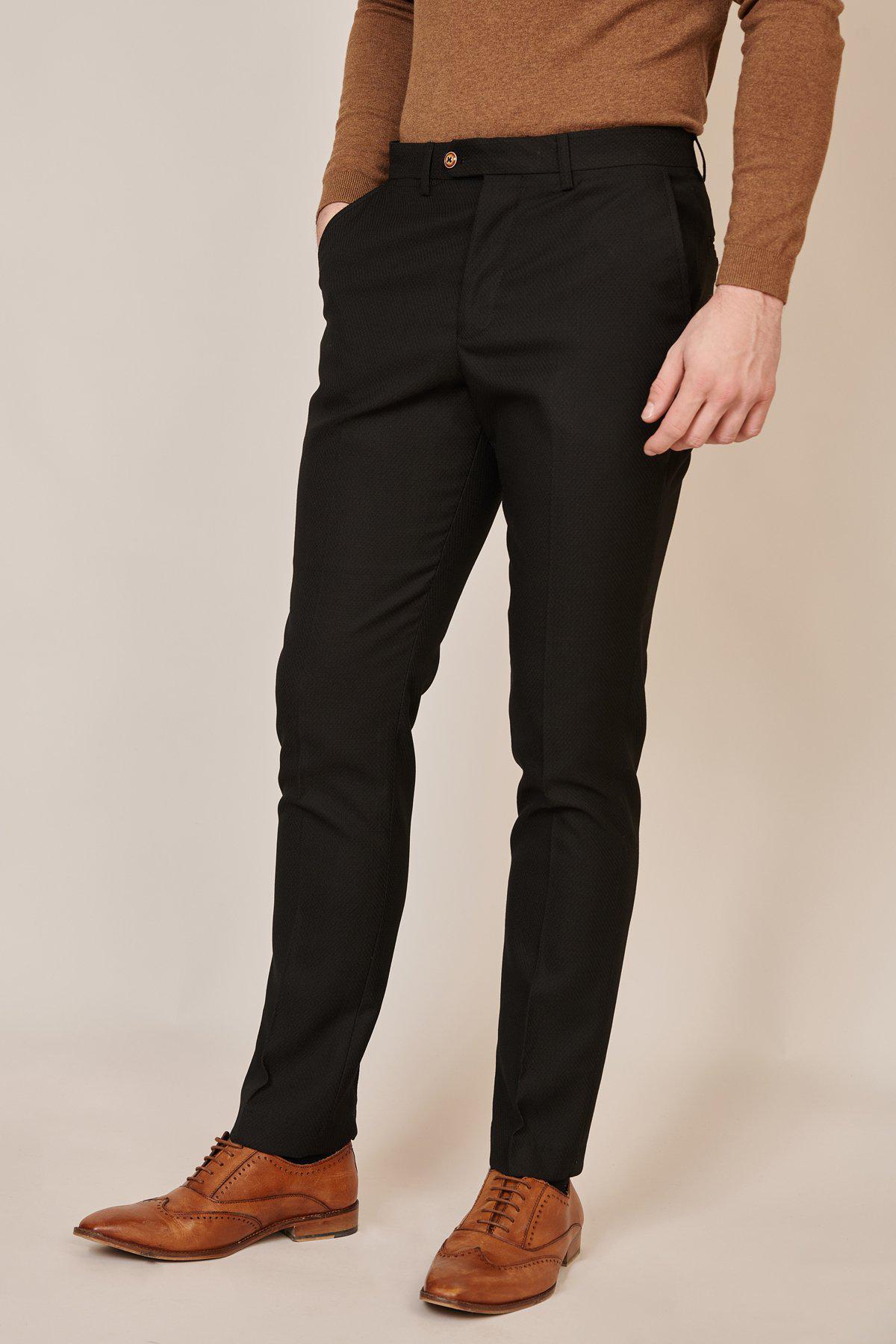 Marc Darcy Max Black 3 Piece Slim Fit Suit - Image 9