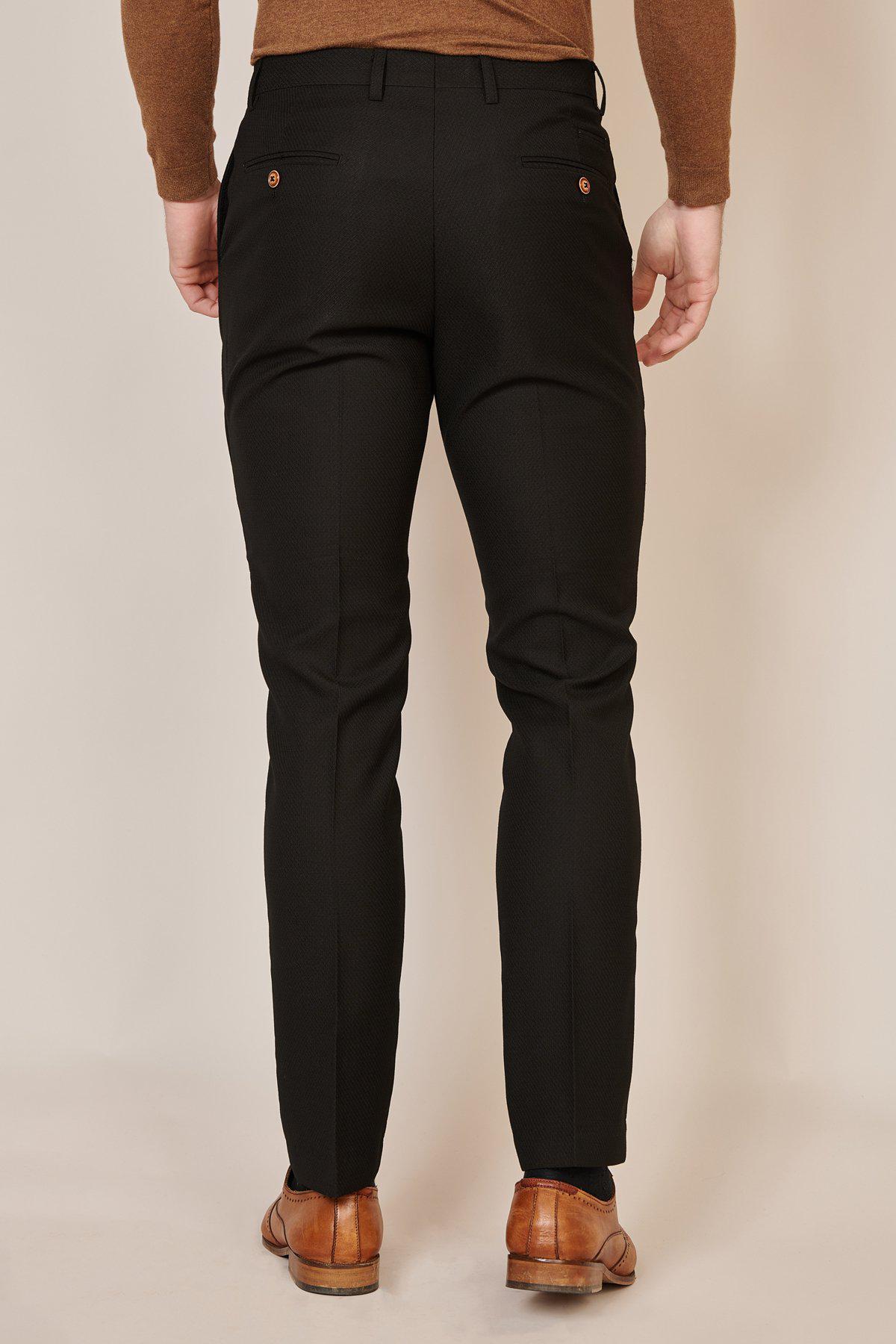 Marc Darcy Max Black 3 Piece Slim Fit Suit - Image 8