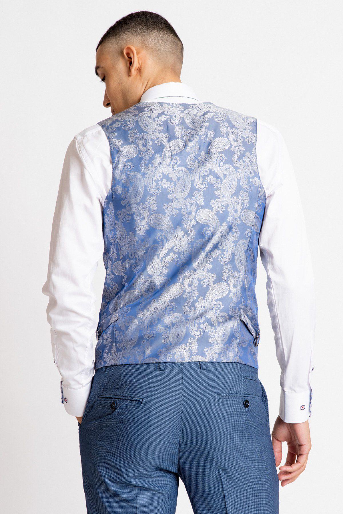 Marc Darcy Danny Sky Blue 3 Piece Suit - Image 7