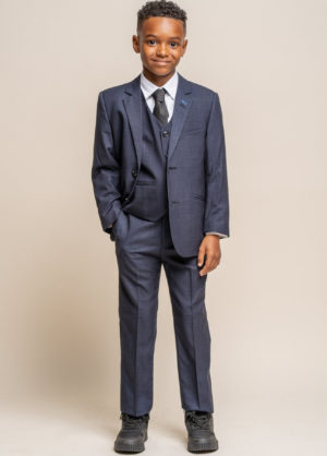 Cavani Boys Seeba Navy 3 Piece Formal Suit