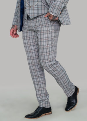 Cavan Callie Check Trousers Slim Fit