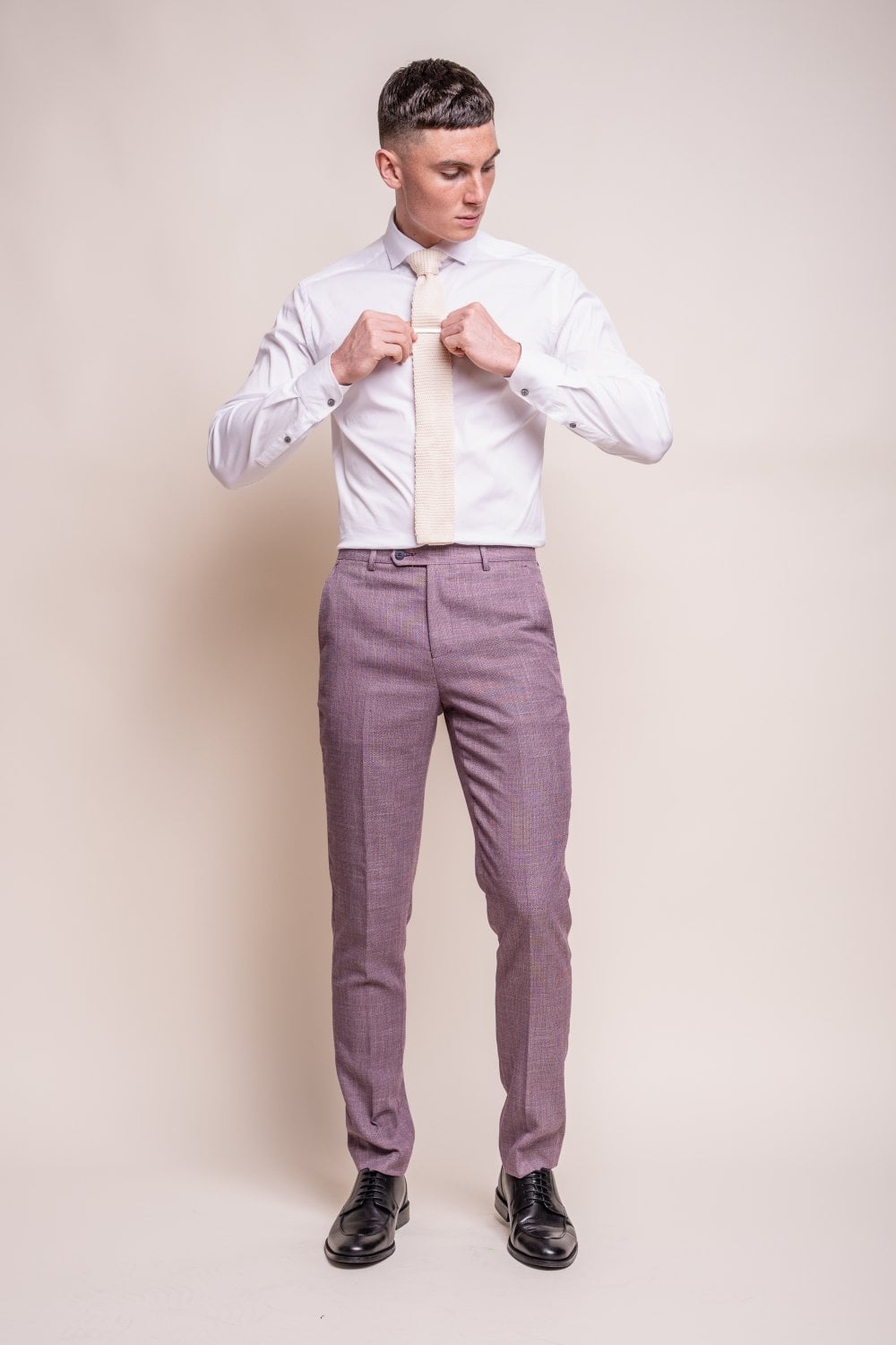 Cavani Miami Lilac 3 Piece Slim Fit Wedding Suit - Image 6