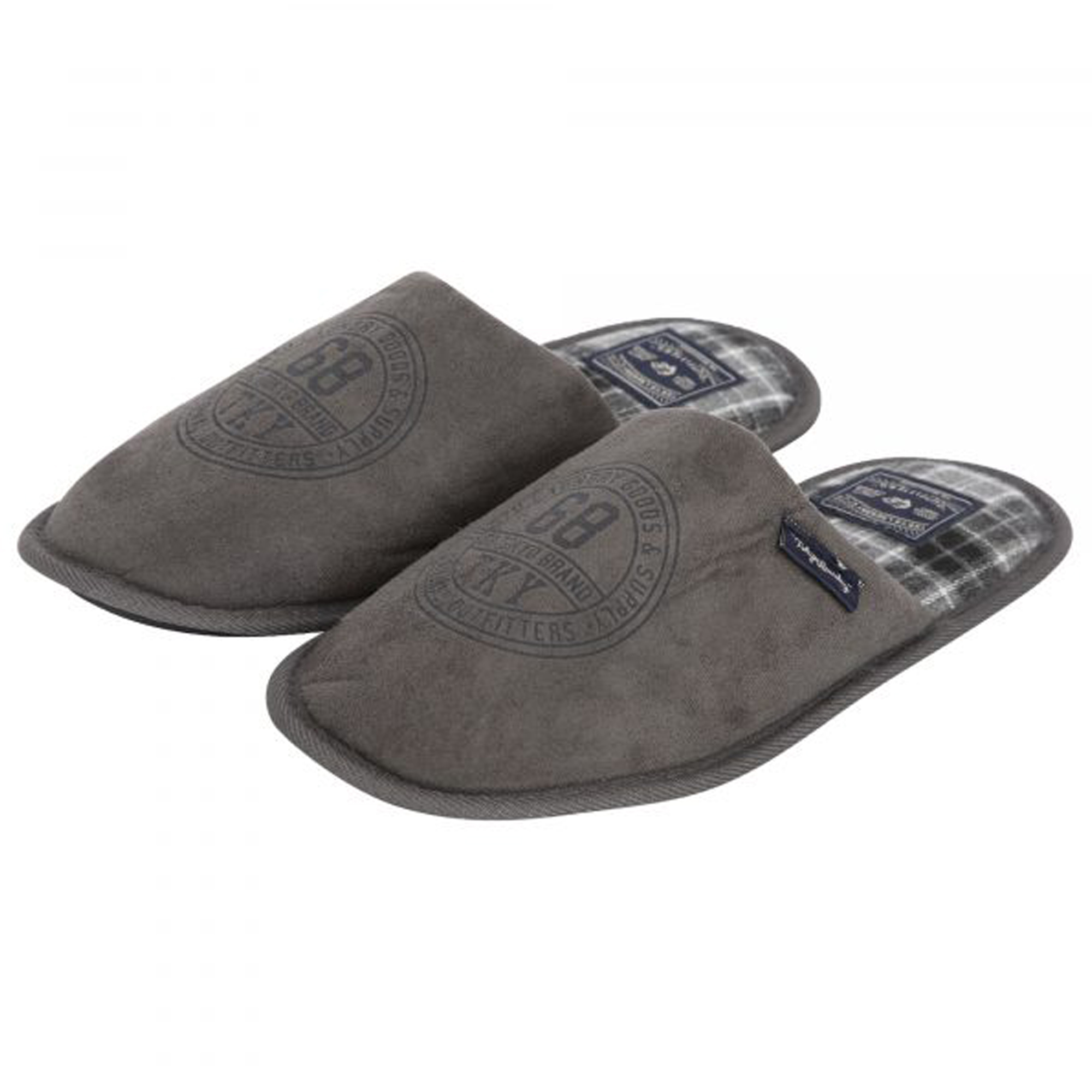 Men's Tokyo Laundry Grey Open Back Slippers
