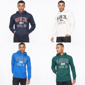 Mens Bench Hoodie Cotton Blend Hooded Sweater Jumper