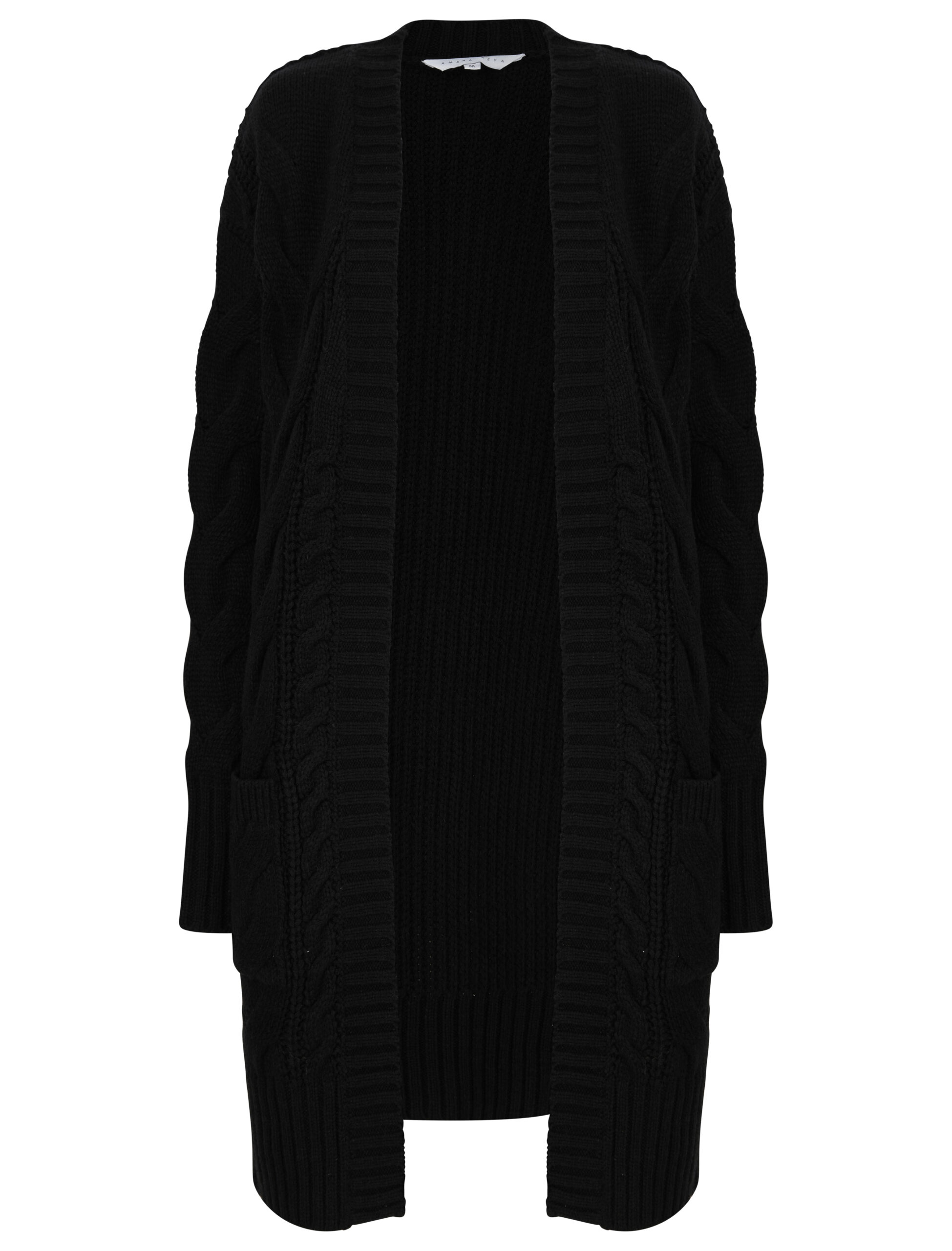 Womens Long Cable Knitted Longline Maxi Oversized Cardigan - Image 5