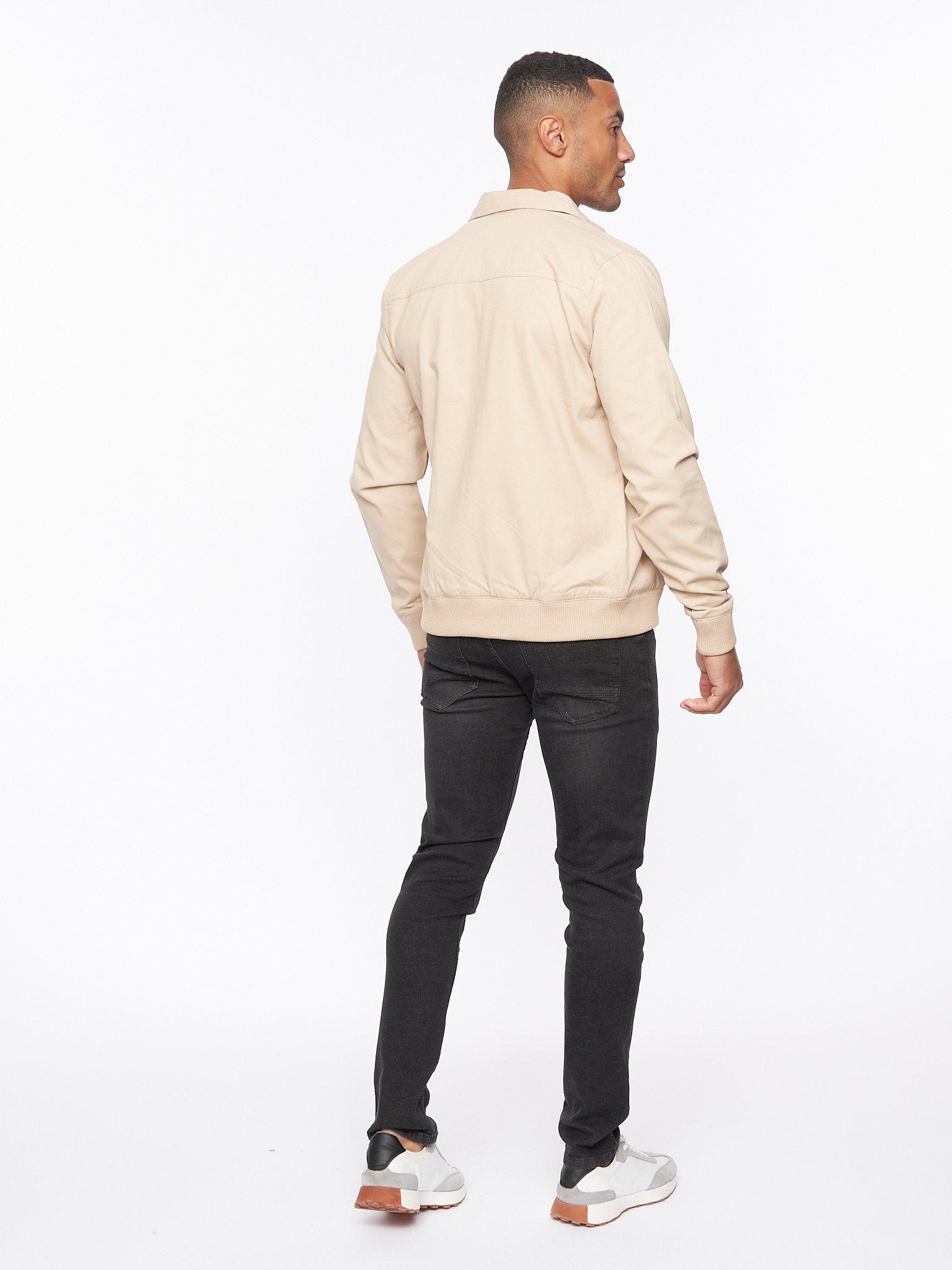 Mens Bench Smart Full Zip Jacket Cotton Harrington Coat - Image 13