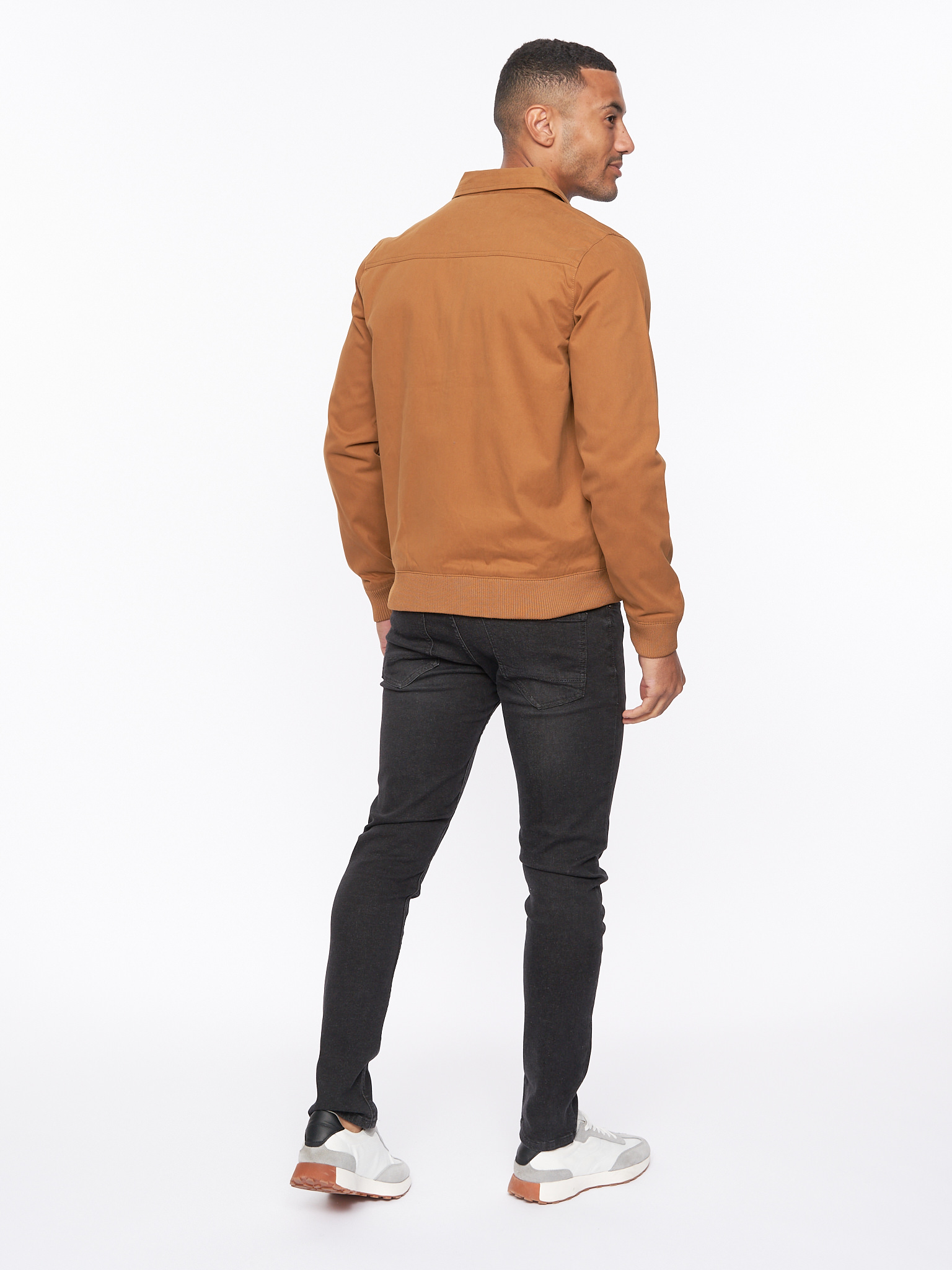 Mens Bench Smart Full Zip Jacket Cotton Harrington Coat - Image 25