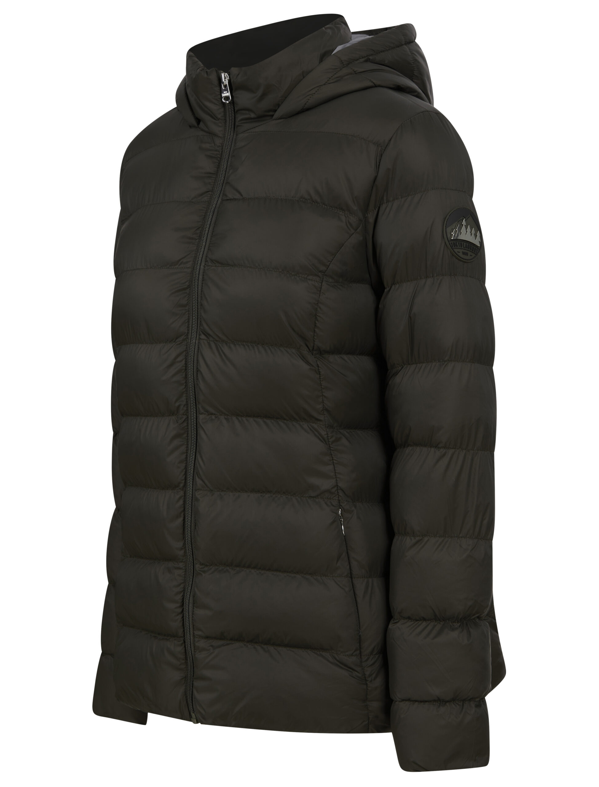 Women's Short Quilted Jacket Padded Hooded Coat - Image 8