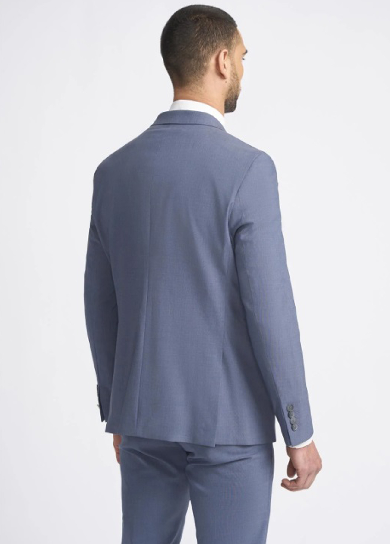 Cavani Victorious Dove Blue Double Breasted 2 Piece Suit - Image 3