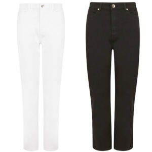 Women's Stretch Denim Straight Leg Jeans Cotton Pants