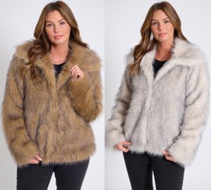 Women's Luxurious Soft Faux Fur Short Jacket