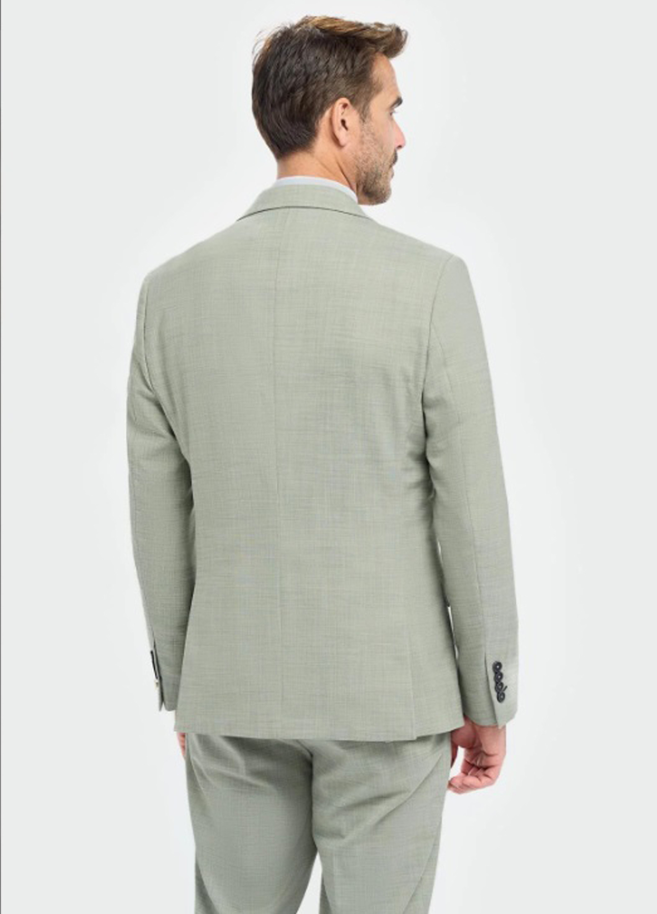 Cavani Camden Sage Green 3 Piece Slim Fit Suit - Image 5