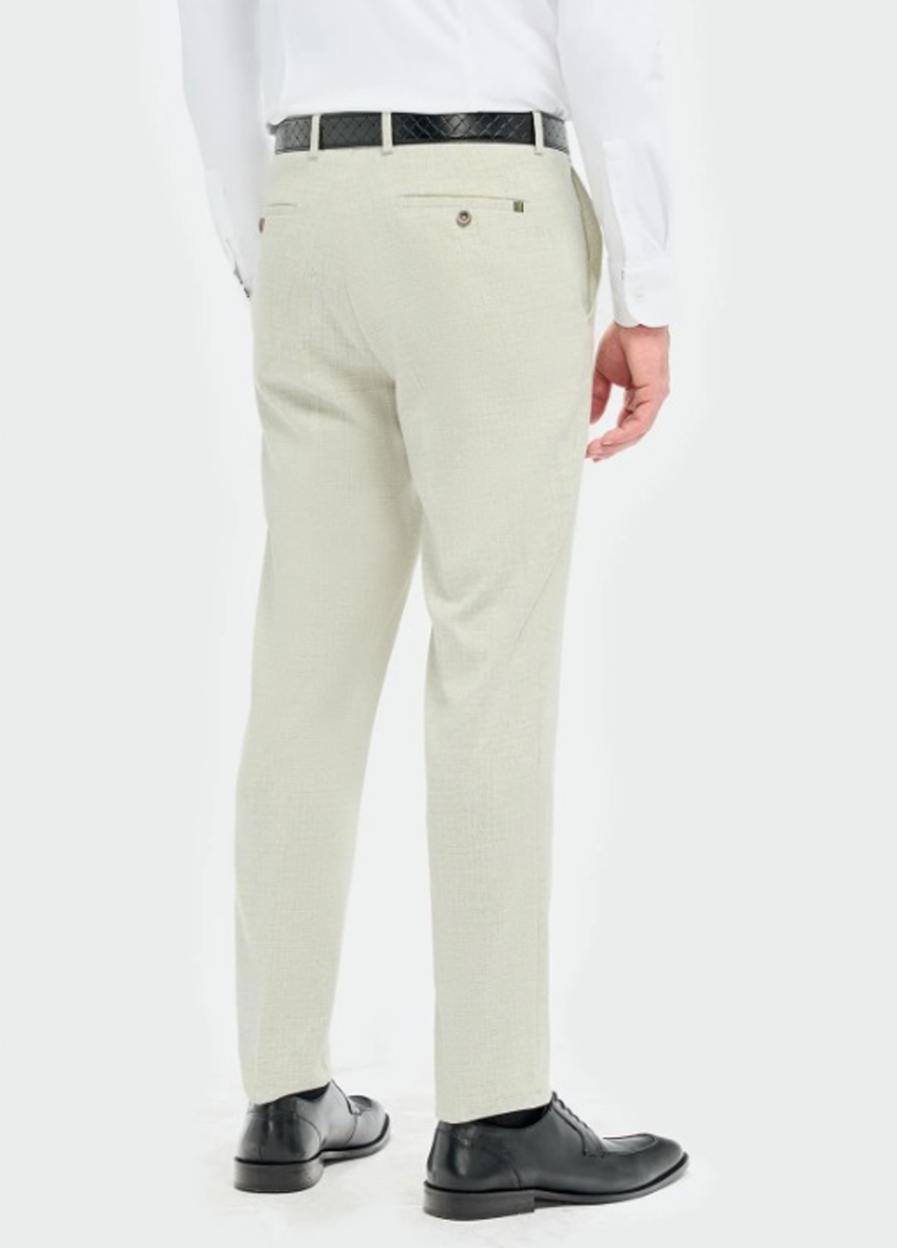 Cavani Tropez Pastel Sage Green 3 Piece Slim Fit Suit - Image 8