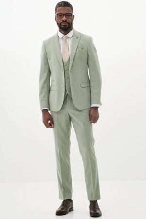 Marc Darcy Finley Moss Green Wedding 3 Piece Suit