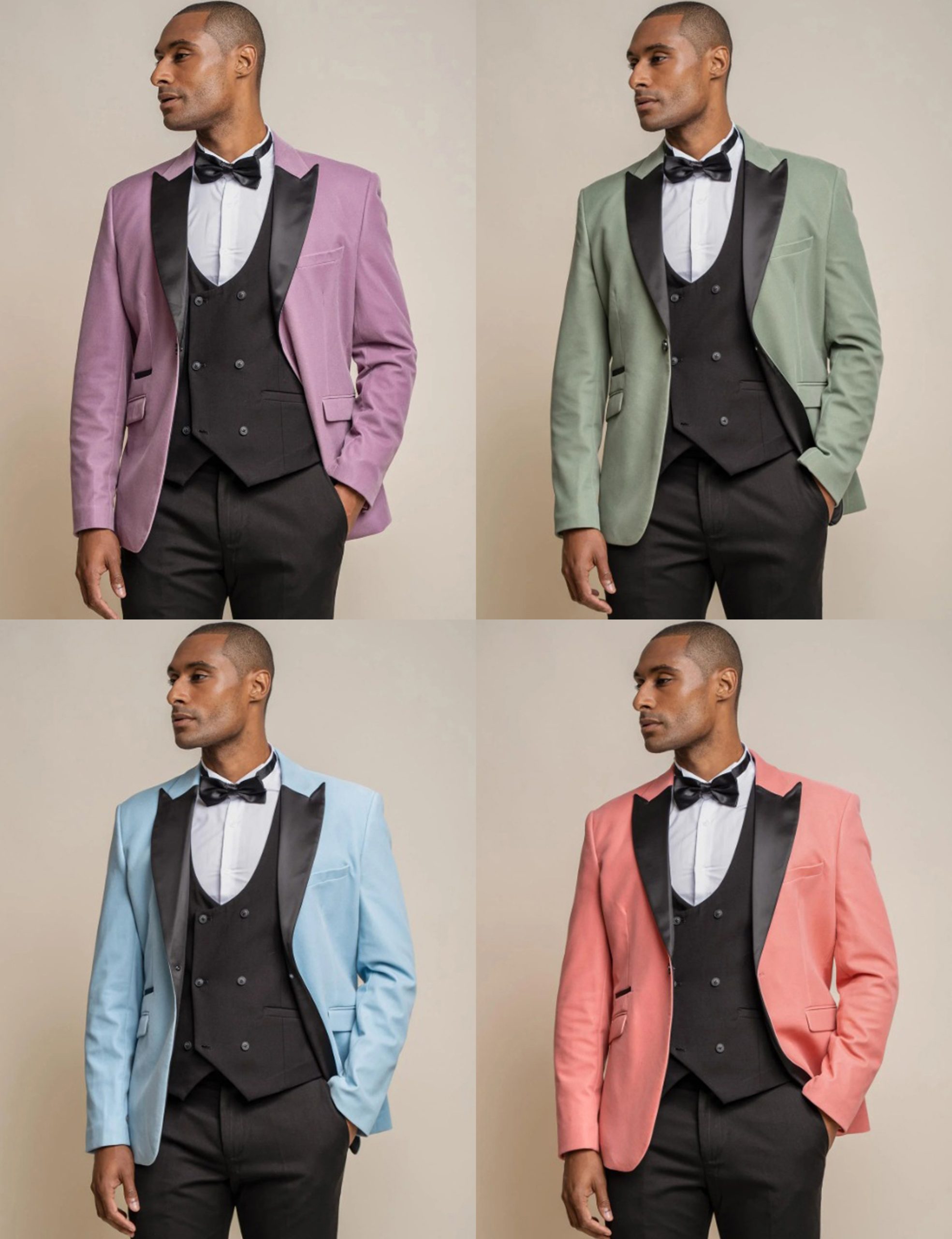 Cavani Velvet Blazer Smart Formal Dinner Prom Jacket