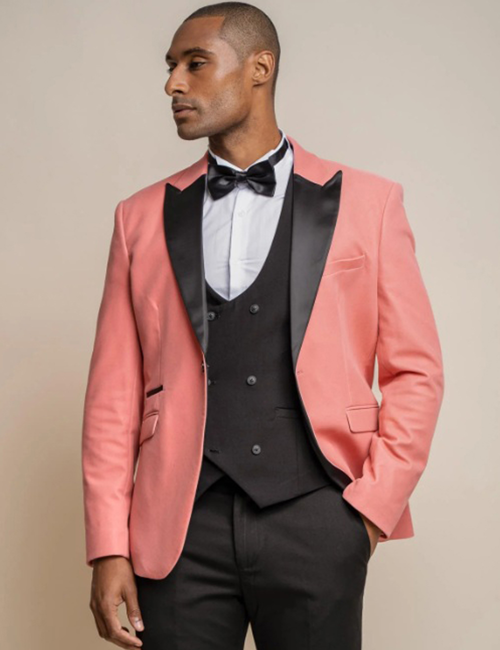 Cavani Velvet Blazer Smart Formal Dinner Prom Jacket - Image 17